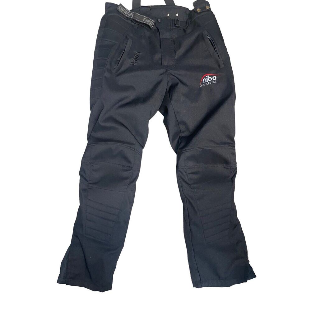 ORINA EUROPEAN Motorcycle Pants 3XL Padded Lined Mens Black 38"X32" RARE FIND
